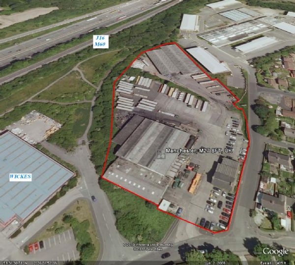 Wynne Avenue, Clifton, Manchester M27 8FT - Well located distribution facility with extensive concrete surfaced yard